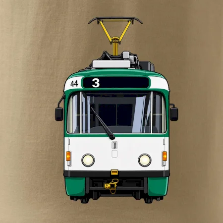 T3R SLF čelo tramvaje linka 3