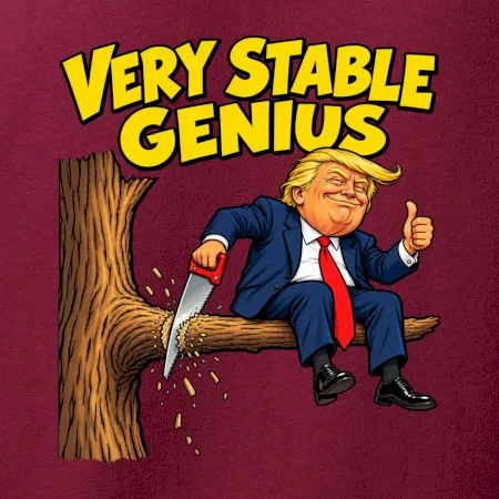 Donald Trump řeže vlastní větev Very stable genius