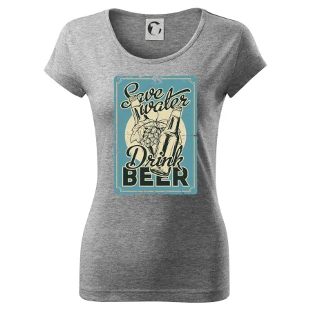 Save water drink beer poster