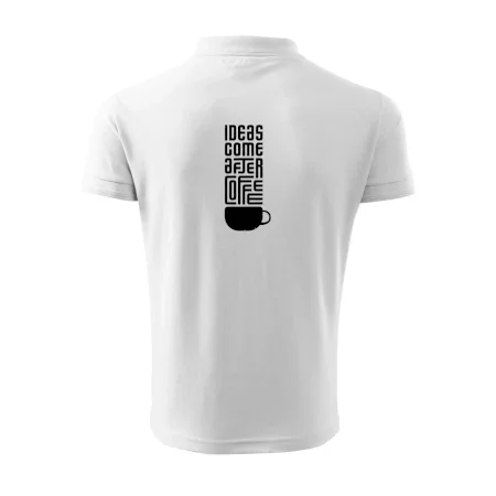 Ideas come after coffee