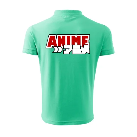 Anime nápis červený