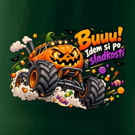 Buuu idem si po sladkosti tekvicový monster truck