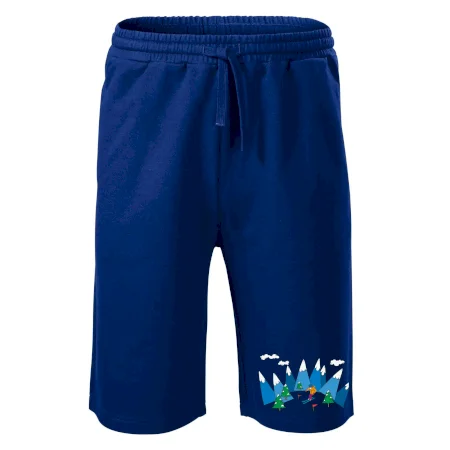 Lyžiar a farebné hory