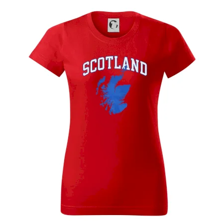 Scotland nápis s mapou