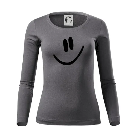 Emoji bez obrysu - usmev
