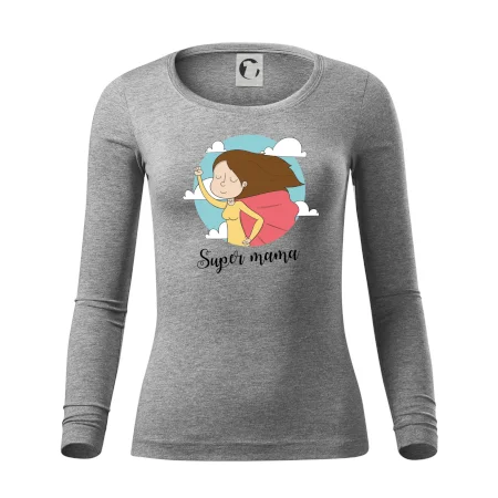 Kreslený obrázok Super mama