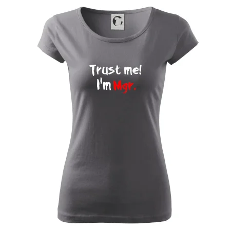 Trust me I´m  Mgr. / Ver mi som Magister.
