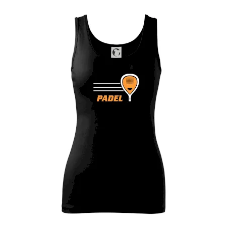 Padel - oranžová raketa