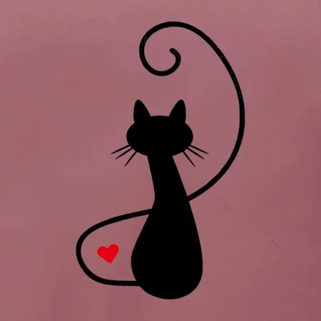 Zamilovaná mačka spredu