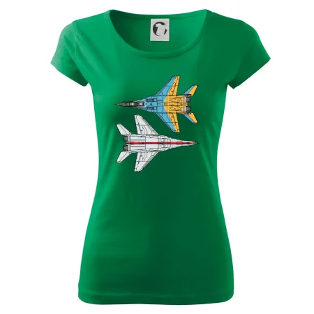 Mig 29 Fulcrum zo spoda a zo shora