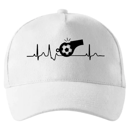EKG futbal rozhodca a píšťalka