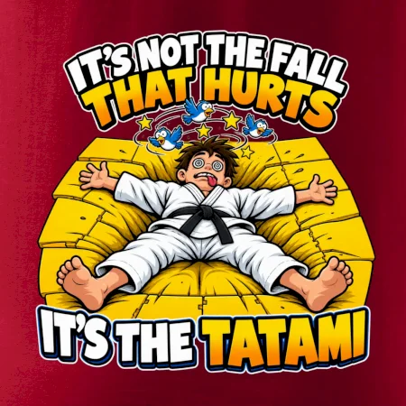 Pád bolí tatami judo
