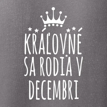 Kráľovné sa rodia v decembri