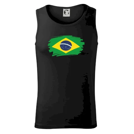 Brazília vlajka štetkou