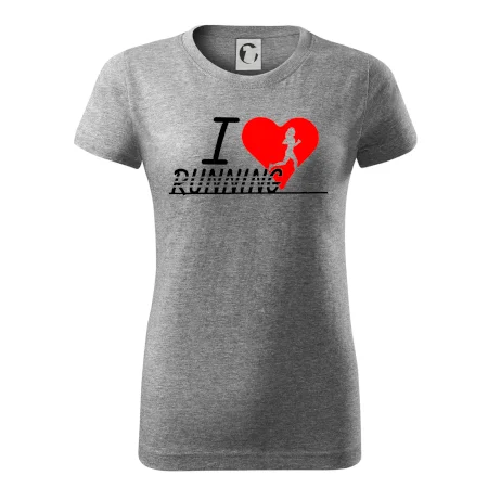 I love running dievča