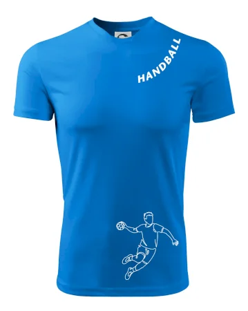 Handball nápis šikmo
