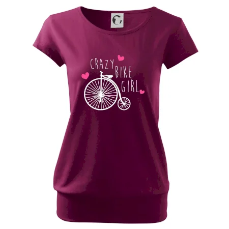 Crazy bike girl