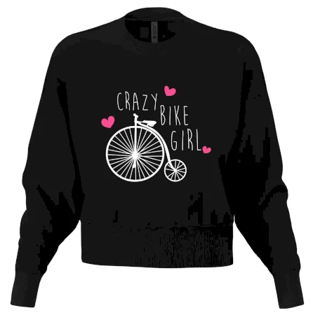 Crazy bike girl