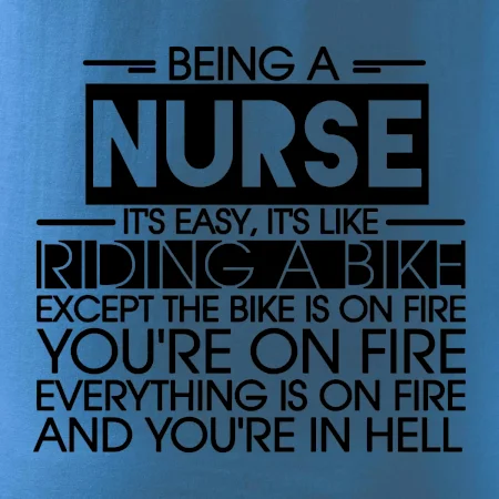 Being a nurse - bike