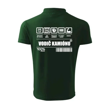 Čiarový kód - Vodič kamiónu