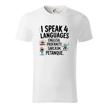 I speak 4 language - Petanque