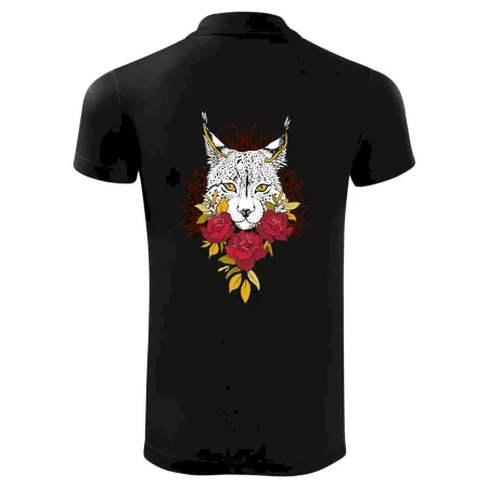 Rys s červenými ružami (Pecka design)