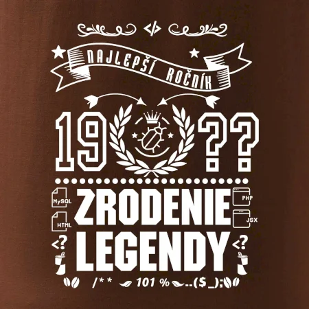 Zrodenie legendy pre programátora