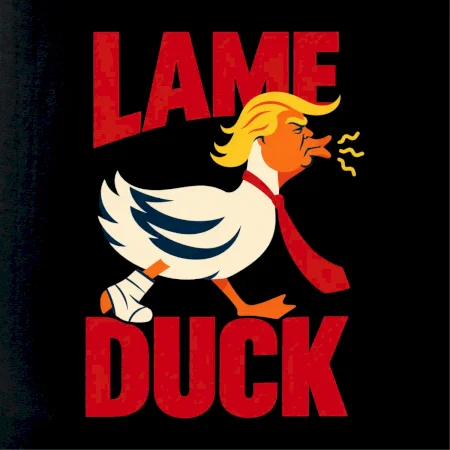 Donald Trump minimalistická kachna
