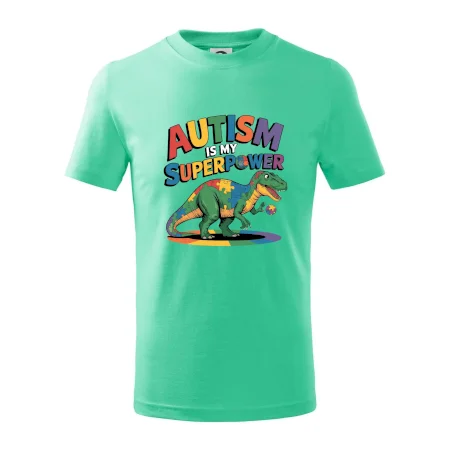 Stojící Rex Autism is my superpower