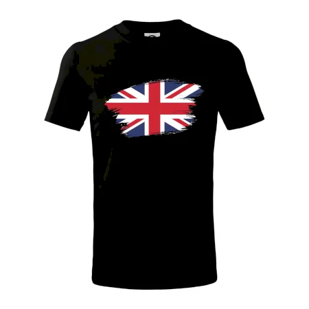 Britská vlajka roztrhaná