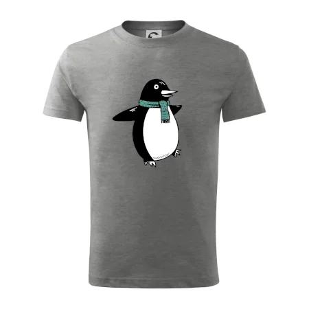 Tučniak so zeleným šálom