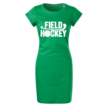 Field hockey loptička a nápis
