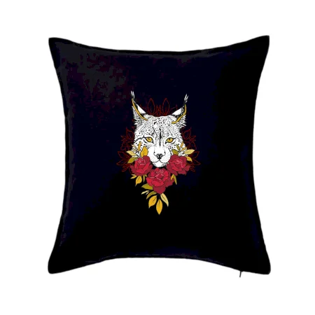 Rys s červenými ružami (Pecka design)