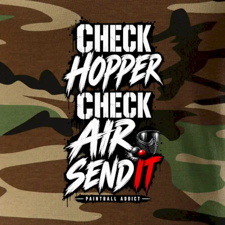 Kontrola zásobníka – Check Hopper Air paintball