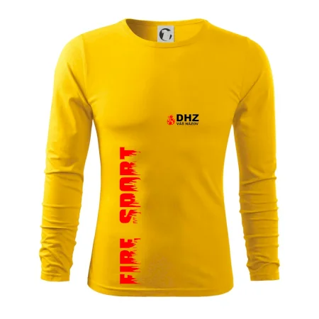 DHZ (oheň, firesport, názov sboru - vlastný nápis)