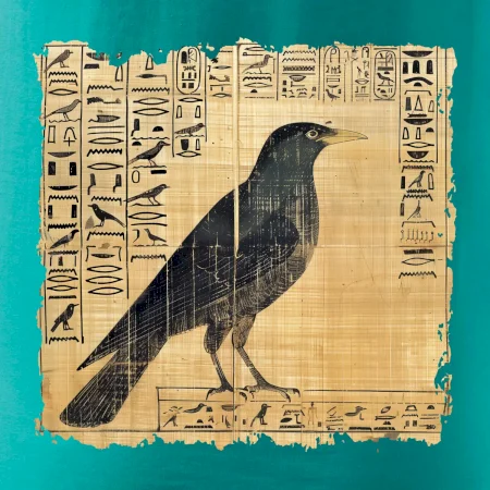 Egyptské hieroglyfy vták