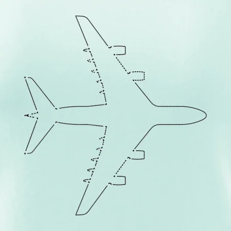 Obrys Airbus A320