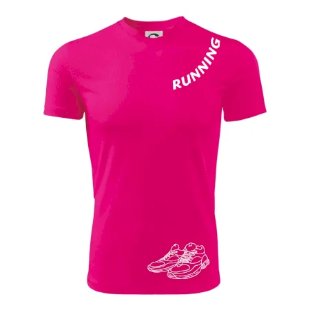 Running nápis šikmo