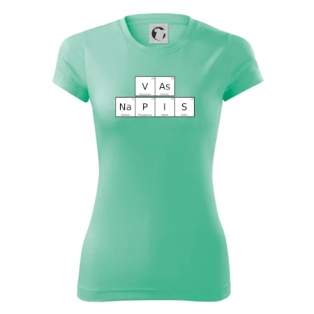 Vlastný nápis - periodická tabuľka