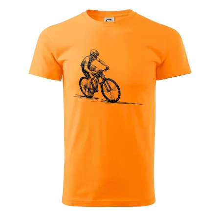 MTB kreslený cyklista