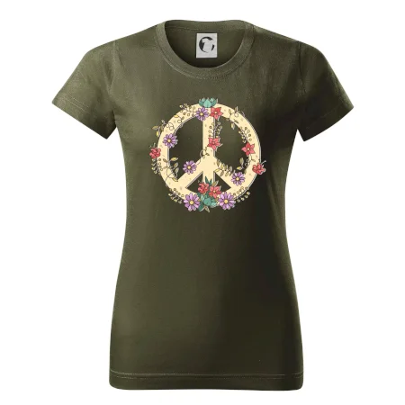Peace symbol pieskový