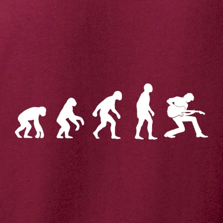 Evolúcia gitarista - kľačiaci