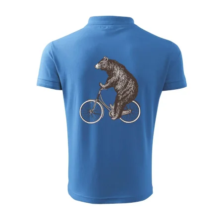 Medveď na bicykli
