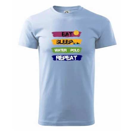 Eat sleep watter polo farebné