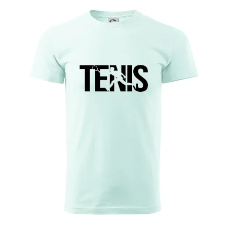 Tenis nápis silueta