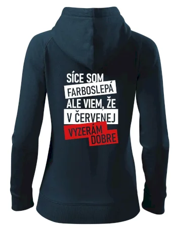 Síce som farboslepá, ale viem, že v červenej vyzerám dobre