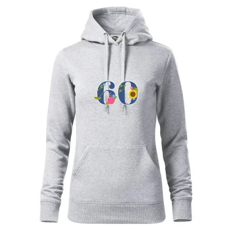 Kvetinové číslo kreslené - 60