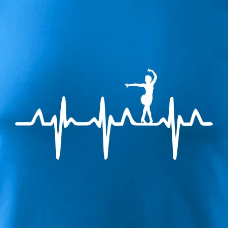 EKG tanečnice salsy