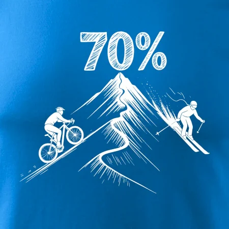 Narodeniny cyklista a lyžiar 70