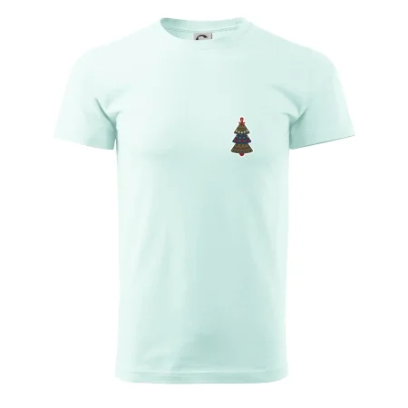 Folklór na prsníku vianočný stromček